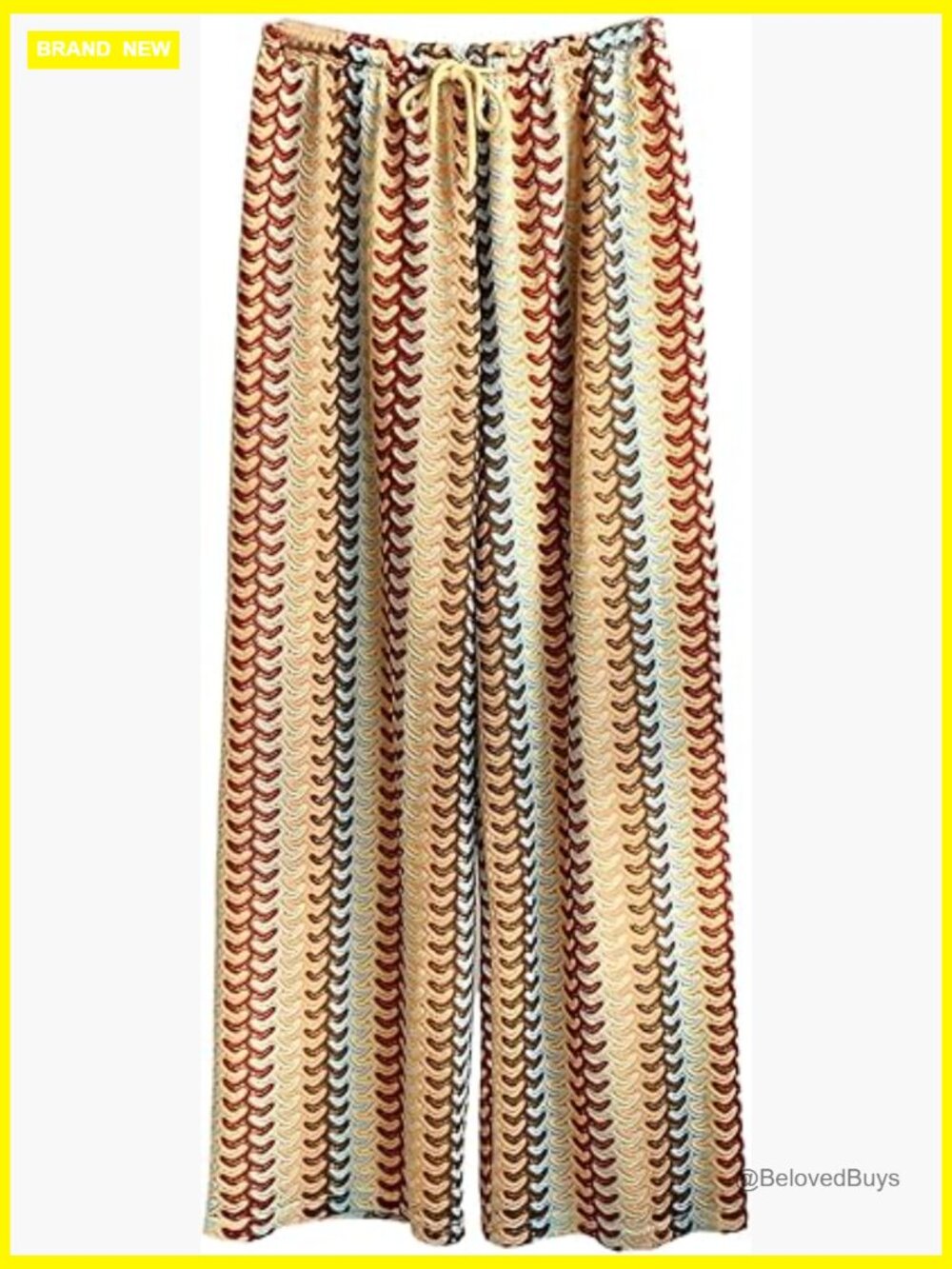Women's Crochet Pants Low Rise Wide Leg Boho Baggy Trousers Festival Outfits